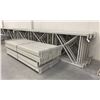 Image 3 : 14 BAYS GREY INDUSTRIAL PALLET RACKING (15) UPRIGHTS 16FT X 4FT AND (60) SIDE BEAMS