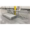 Image 2 : 4 BAYS GREY INDUSTRIAL PALLET RACKING (5) UPRIGHTS (2) 16FT/ (3) 12FT X 3.5FT AND (30) SIDE BEAMS