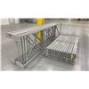 Image 5 : 4 BAYS GREY INDUSTRIAL PALLET RACKING (5) UPRIGHTS (2) 16FT/ (3) 12FT X 3.5FT AND (30) SIDE BEAMS