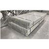 Image 4 : 11 BAYS GREY INDUSTRIAL PALLET RACKING (12) UPRIGHTS 144" X 34" AND (60) SIDE BEAMS