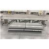 Image 1 : 10 BAYS GREY INDUSTRIAL PALLET RACKING (11) UPRIGHTS 192" X 28" AND (60) SIDE BEAMS