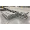 Image 3 : 10 BAYS GREY INDUSTRIAL PALLET RACKING (11) UPRIGHTS 192" X 28" AND (60) SIDE BEAMS