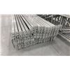Image 4 : 10 BAYS GREY INDUSTRIAL PALLET RACKING (11) UPRIGHTS 192" X 28" AND (60) SIDE BEAMS