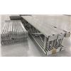 Image 5 : 10 BAYS GREY INDUSTRIAL PALLET RACKING (11) UPRIGHTS 192" X 28" AND (60) SIDE BEAMS