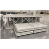 Image 3 : 14 BAYS GREY INDUSTRIAL PALLET RACKING (15) UPRIGHTS 144" X 42" AND (60) SIDE BEAMS