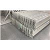 Image 4 : 14 BAYS GREY INDUSTRIAL PALLET RACKING (15) UPRIGHTS 144" X 42" AND (60) SIDE BEAMS