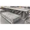 Image 2 : 12 BAYS GREY INDUSTRIAL PALLET RACKING (13) UPRIGHTS 144" X 42" AND (60) SIDE BEAMS