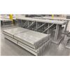 Image 2 : 12 BAYS GREY INDUSTRIAL PALLET RACKING (13) UPRIGHTS 144" X 42" AND (60) SIDE BEAMS