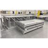 Image 3 : 9 BAYS GREY INDUSTRIAL PALLET RACKING (10) UPRIGHTS 144" X 42" AND (90) SIDE BEAMS