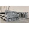 Image 2 : 9 BAYS GREY INDUSTRIAL PALLET RACKING (10) UPRIGHTS 144" X 28" AND (90) SIDE BEAMS