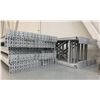 Image 2 : 9 BAYS GREY INDUSTRIAL PALLET RACKING (10) UPRIGHTS 144" X 28" AND (90) SIDE BEAMS