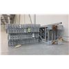 Image 2 : 9 BAYS GREY INDUSTRIAL PALLET RACKING (10) UPRIGHTS 144" X 28" AND (90) SIDE BEAMS