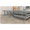 Image 2 : 9 BAYS GREY INDUSTRIAL PALLET RACKING (10) UPRIGHTS 144" X 28" AND (90) SIDE BEAMS