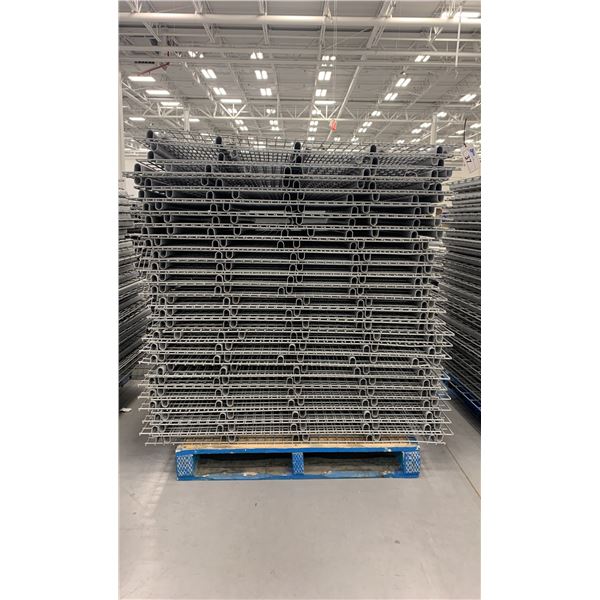 PALLET RACKING WIRE MESH DECKING PANELS 44" X 50" (APPROX. 50 PCS.)