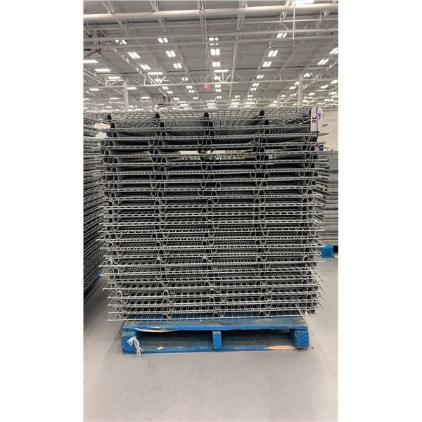 PALLET RACKING WIRE MESH DECKING PANELS 38 1/4  X 47 1/2  (APPROX. 50 PCS.)