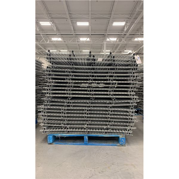 PALLET RACKING WIRE MESH DECKING PANELS 44 1/2" X 47 1/2" (APPROX. 50 PCS.)