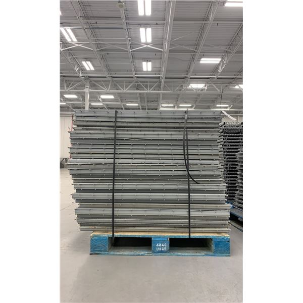 PALLET RACKING WIRE MESH DECKING PANELS 44 1/4" X 47 1/4" (APPROX. 50 PCS.)