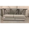 Image 1 : 10 BAYS GREY INDUSTRIAL PALLET RACKING (11) UPRIGHTS 16FT X 6FT AND (60) SIDE BEAMS