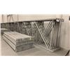 Image 2 : 9 BAYS GREY INDUSTRIAL PALLET RACKING (10) UPRIGHTS 16FT X 6FT AND (60) SIDE BEAMS