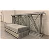 Image 2 : 6 BAYS GREY INDUSTRIAL PALLET RACKING (7) UPRIGHTS 16FT X 6FT AND (60) SIDE BEAMS