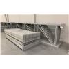 Image 2 : 11 BAYS GREY INDUSTRIAL PALLET RACKING (12) UPRIGHTS 16FT X 4FT AND (60) SIDE BEAMS