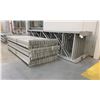 Image 2 : 14 BAYS GREY INDUSTRIAL PALLET RACKING (15) UPRIGHTS 144" X 48" AND (90) SIDE BEAMS