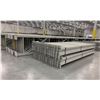 Image 2 : 14 BAYS GREY INDUSTRIAL PALLET RACKING (15) UPRIGHTS 144" X 28" AND (60) SIDE BEAMS