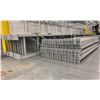 Image 2 : 14 BAYS GREY INDUSTRIAL PALLET RACKING (15) UPRIGHTS 144" X 28" AND (60) SIDE BEAMS