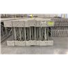 Image 3 : 14 BAYS GREY INDUSTRIAL PALLET RACKING (15) UPRIGHTS 144" X 28" AND (90) SIDE BEAMS