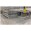 Image 2 : 14 BAYS GREY INDUSTRIAL PALLET RACKING (15) UPRIGHTS 144" X 28" AND (90) SIDE BEAMS