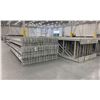 Image 2 : 14 BAYS GREY INDUSTRIAL PALLET RACKING (15) UPRIGHTS 144" X 28" AND (90) SIDE BEAMS