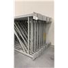 Image 3 : 14 BAYS GREY INDUSTRIAL PALLET RACKING (15) UPRIGHTS 16FT X 4FT AND (60) SIDE BEAMS