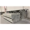 Image 2 : 14 BAYS GREY INDUSTRIAL PALLET RACKING (15) UPRIGHTS 16FT X 4FT AND (60) SIDE BEAMS