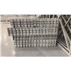 Image 4 : 14 BAYS GREY INDUSTRIAL PALLET RACKING (15) UPRIGHTS 16FT X 4FT AND (60) SIDE BEAMS