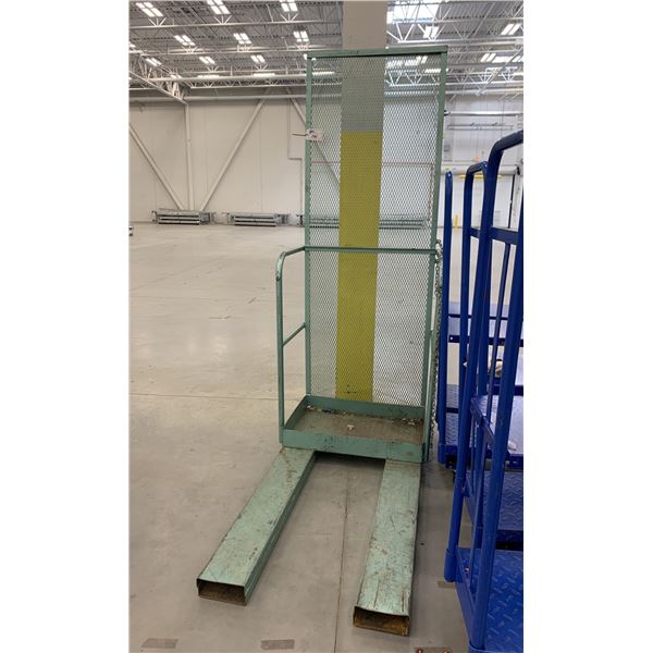 MAN LIFT SAFETY CAGE FORKLIFT ATTACHMENT