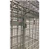 Image 2 : GREY METAL HEAVY DUTY WIRE SECURITY/LOCK UP MOBILE STORAGE CAGE