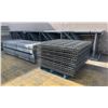 Image 2 : 14 BAYS GALVANIZED INDUSTRIAL PALLET RACKING (15) UPRIGHTS 16FT X 4FT, (60) SIDE BEAMS