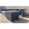 Image 2 : 14 BAYS GALVANIZED INDUSTRIAL PALLET RACKING (15) UPRIGHTS 16FT X 4FT, (60) SIDE BEAMS