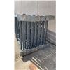 Image 3 : 14 BAYS GALVANIZED INDUSTRIAL PALLET RACKING (15) UPRIGHTS 16FT X 4FT, (60) SIDE BEAMS