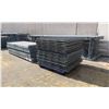 Image 2 : 14 BAYS GALVANIZED INDUSTRIAL PALLET RACKING (15) UPRIGHTS 16FT X 3 1/2FT, (60) SIDE BEAMS