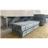 Image 2 : 13 BAYS GALVANIZED INDUSTRIAL PALLET RACKING (14) UPRIGHTS 16FT X 4FT, (60) SIDE BEAMS