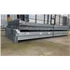 Image 2 : GROUP OF 30 GALVANIZED PALLET RACKING SIDE BEAMS 102" X 3.5"