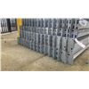 Image 3 : GROUP OF 30 GALVANIZED PALLET RACKING SIDE BEAMS 102" X 3.5"