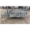 Image 3 : GROUP OF 27 GALVANIZED PALLET RACKING SIDE BEAMS 102" X 3"