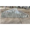 Image 3 : GROUP OF 43 GALVANIZED PALLET RACKING SIDE BEAMS 102" X 3.5"