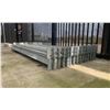 Image 2 : GROUP OF 30 GALVANIZED PALLET RACKING SIDE BEAMS 102" X 3.5"