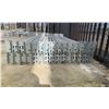 Image 3 : GROUP OF 30 GALVANIZED PALLET RACKING SIDE BEAMS 102" X 3.5"