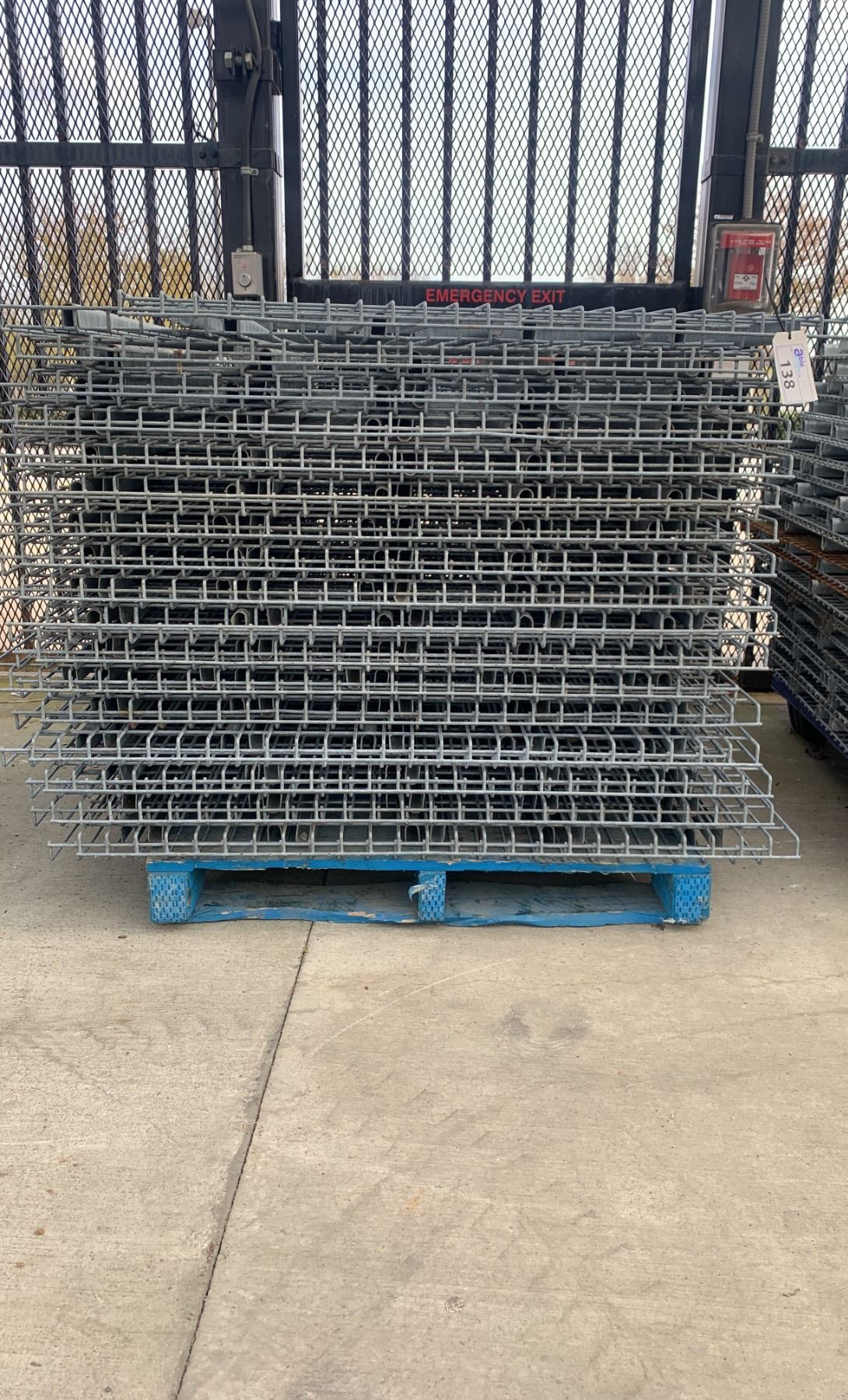 GALVANIZED PALLET RACKING WIRE MESH DECKING PANELS 4FT X 4FT (APPROX ...