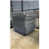 Image 2 : GALVANIZED PALLET RACKING WIRE MESH DECKING PANELS 50" X 49 1/4" (APPROX. 40 PCS.)