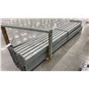 Image 2 : GROUP OF 14 GALVANIZED PALLET RACKING SIDE BEAMS 102" X 5.5"